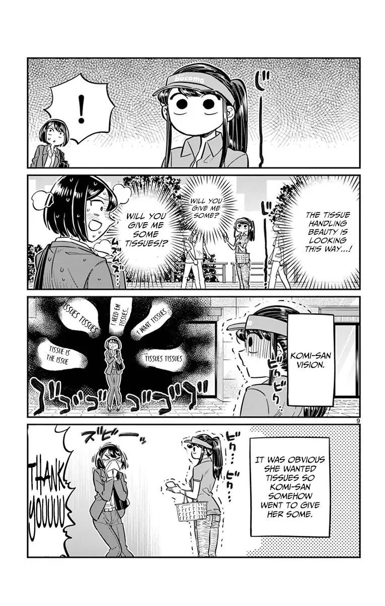 Komi-san wa Komyushou desu Chapter 43 page 9