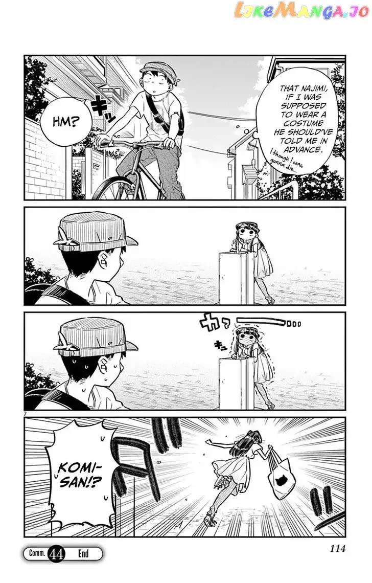 Komi-san wa Komyushou desu Chapter 44 page 7
