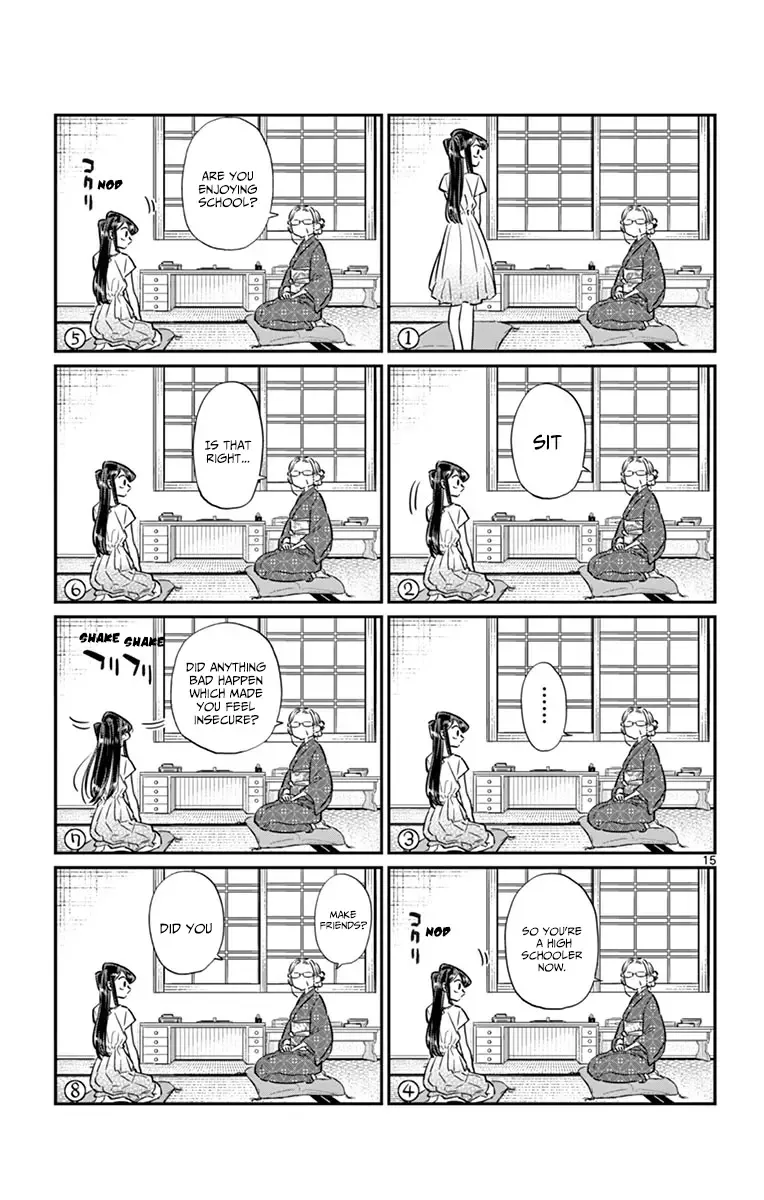 Komi-san wa Komyushou desu Chapter 45 page 15