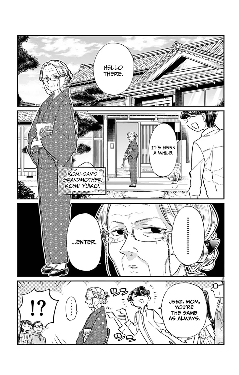 Komi-san wa Komyushou desu Chapter 45 page 5
