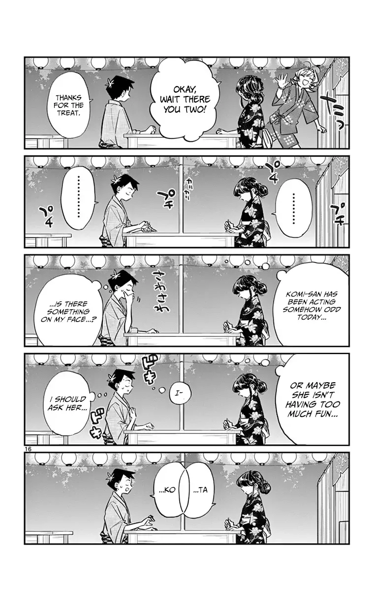 Komi-san wa Komyushou desu Chapter 46 page 16