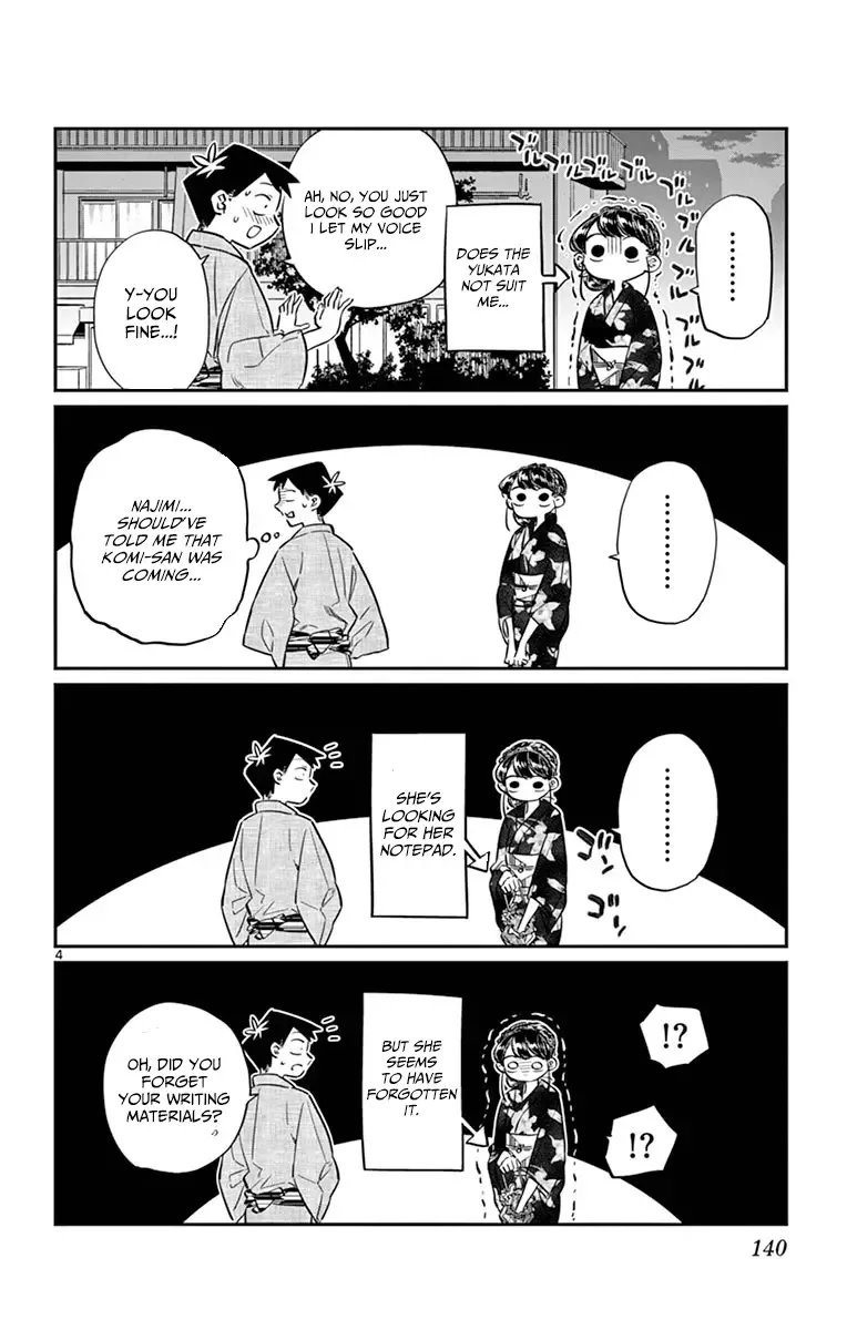Komi-san wa Komyushou desu Chapter 46 page 4
