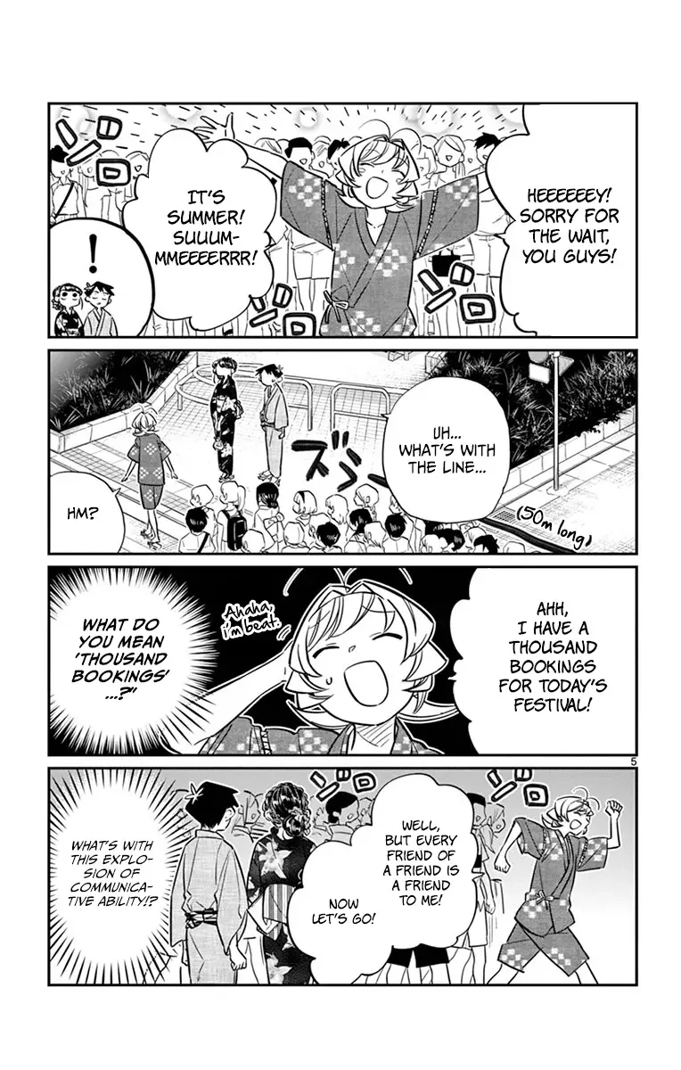 Komi-san wa Komyushou desu Chapter 46 page 5