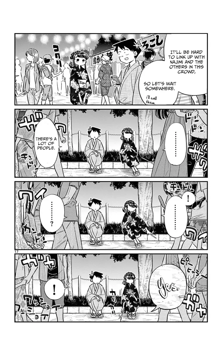 Komi-san wa Komyushou desu Chapter 47 page 17