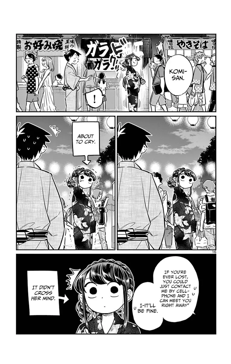 Komi-san wa Komyushou desu Chapter 47 page 16