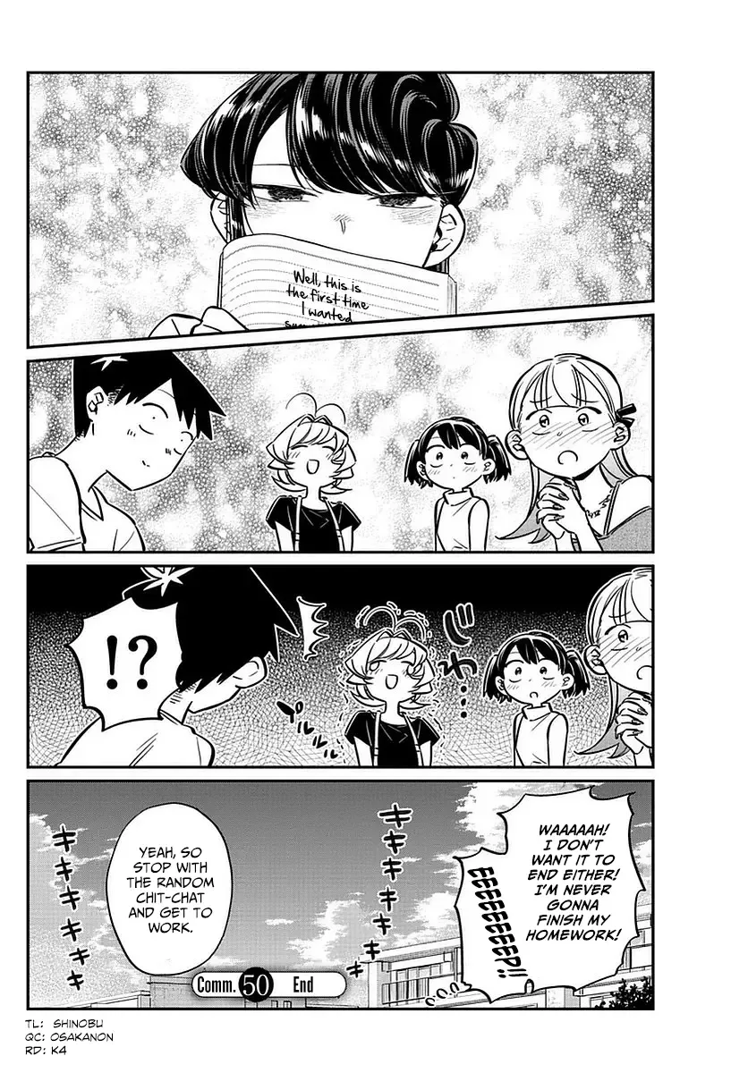 Komi-san wa Komyushou desu Chapter 50 page 18