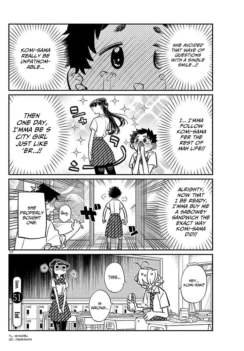 Komi-san wa Komyushou desu Chapter 51 page 18