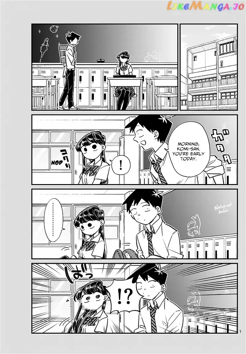 Komi-san wa Komyushou desu Chapter 52 page 1