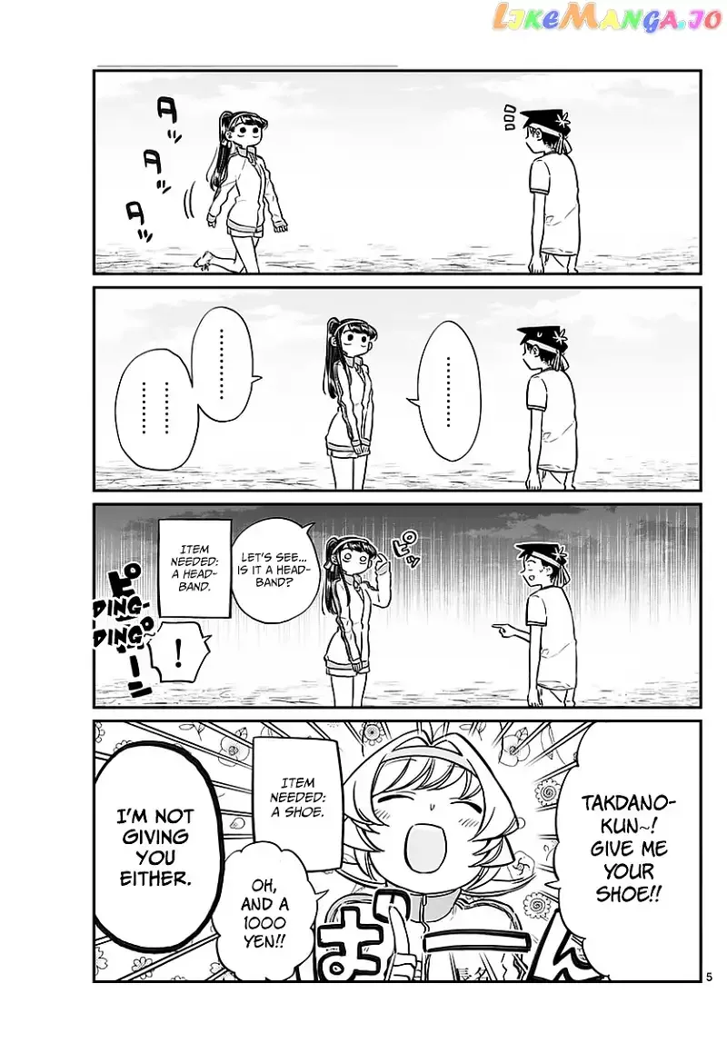Komi-san wa Komyushou desu Chapter 55 page 5