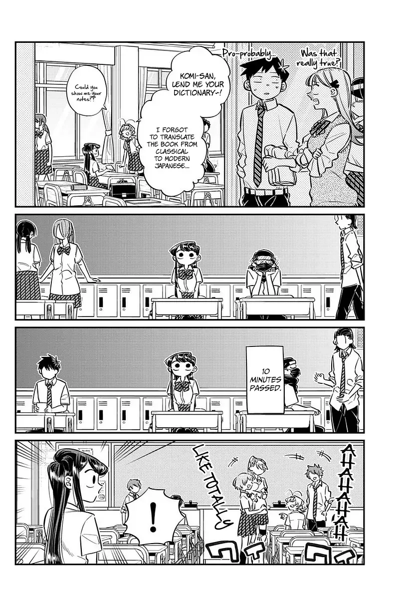 Komi-san wa Komyushou desu Chapter 56 page 8