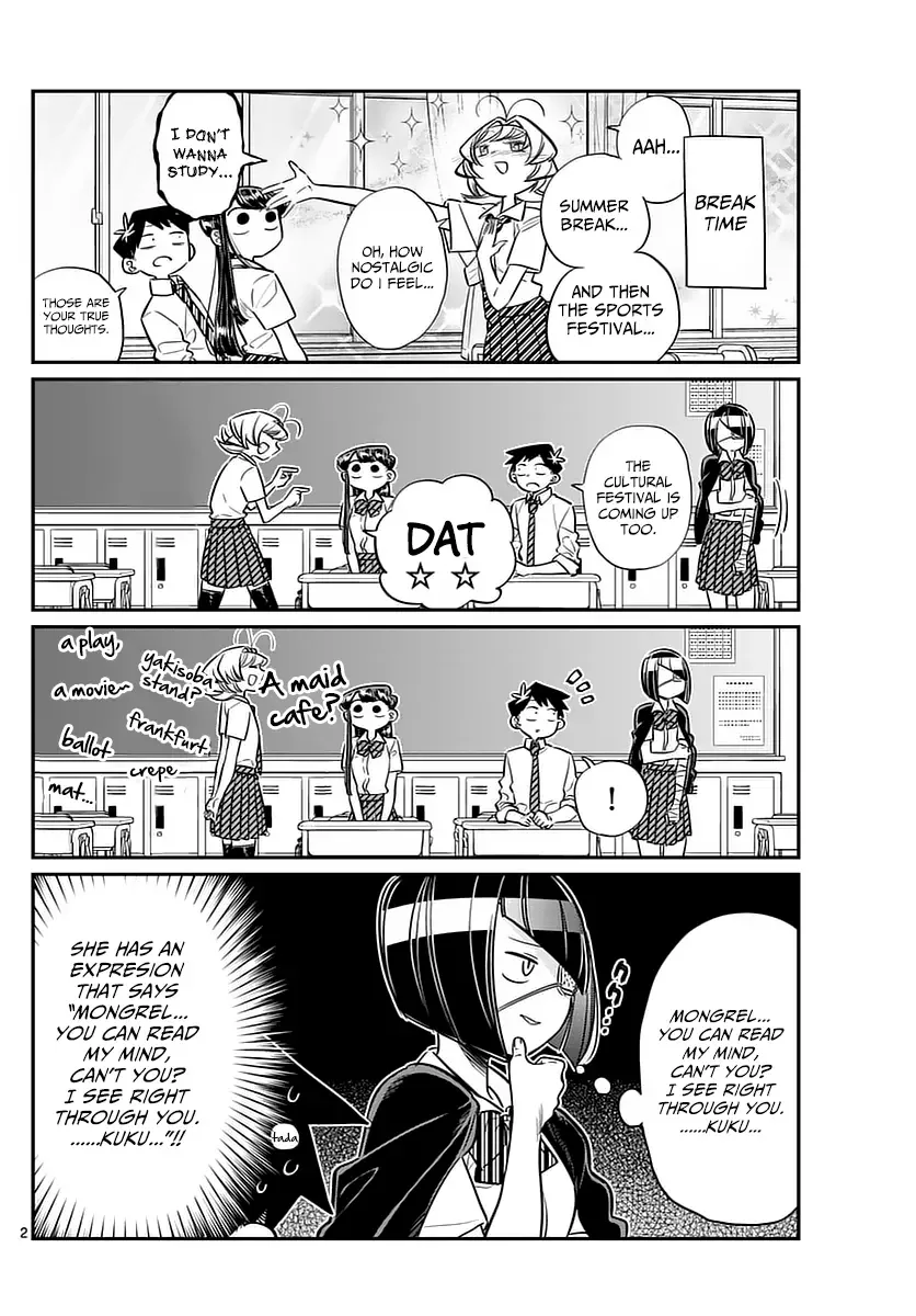 Komi-san wa Komyushou desu Chapter 56 page 2