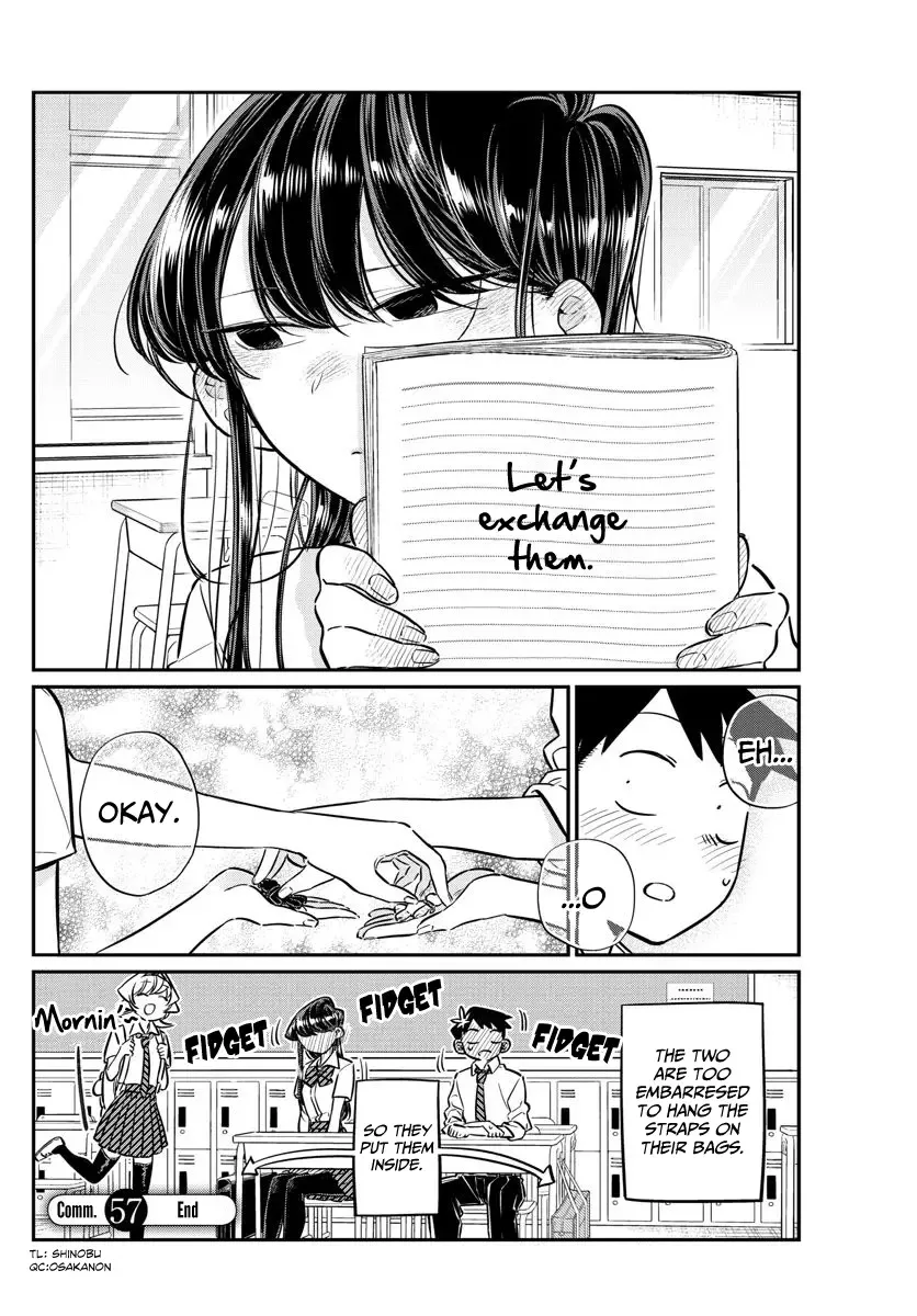 Komi-san wa Komyushou desu Chapter 57 page 18