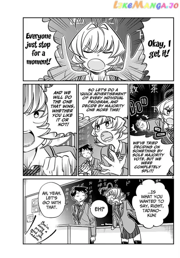 Komi-san wa Komyushou desu Chapter 62 page 4