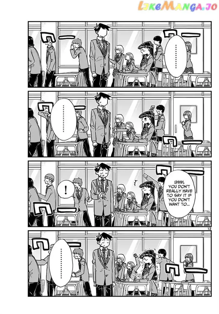 Komi-san wa Komyushou desu Chapter 62 page 12