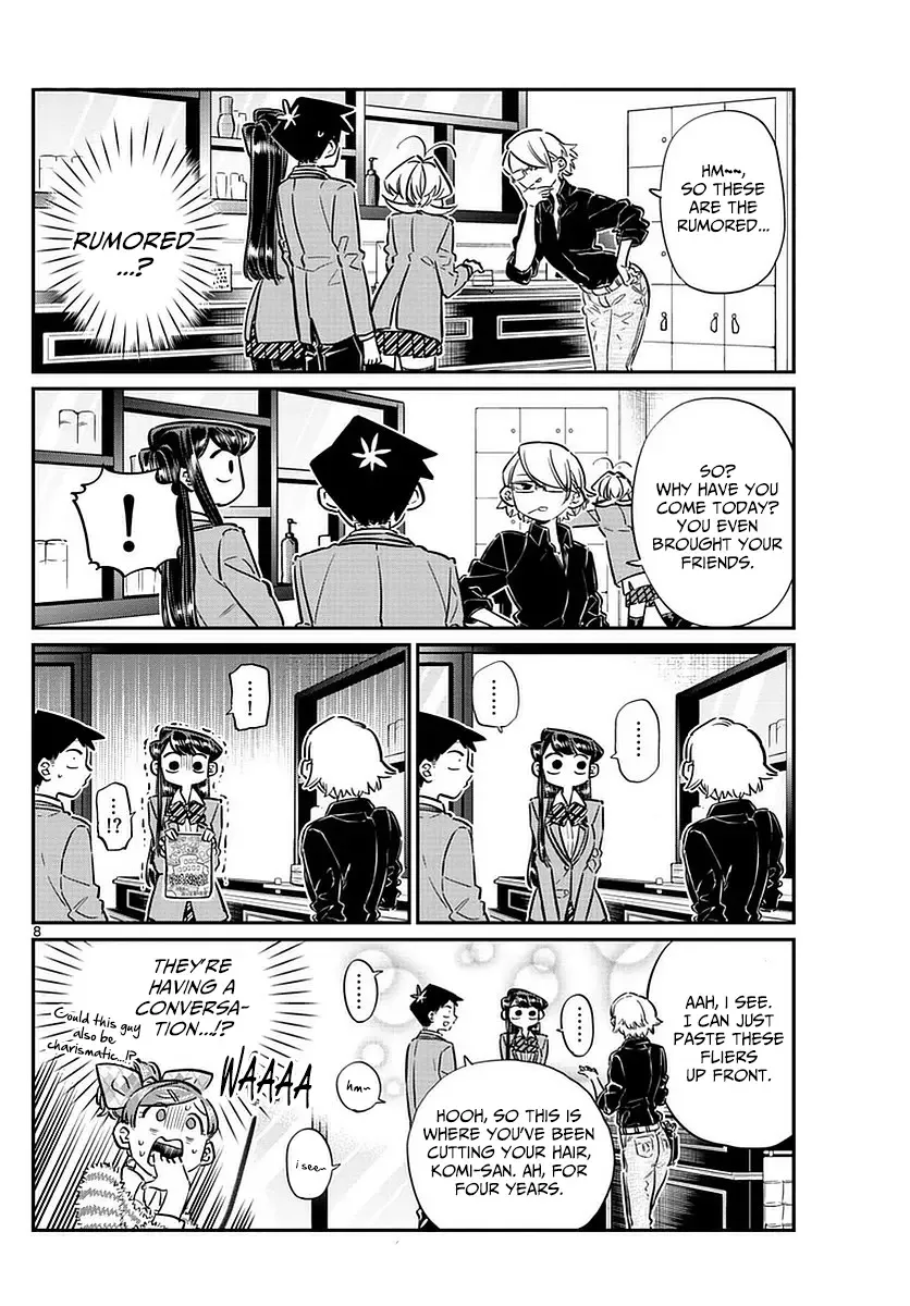 Komi-san wa Komyushou desu Chapter 65 page 8