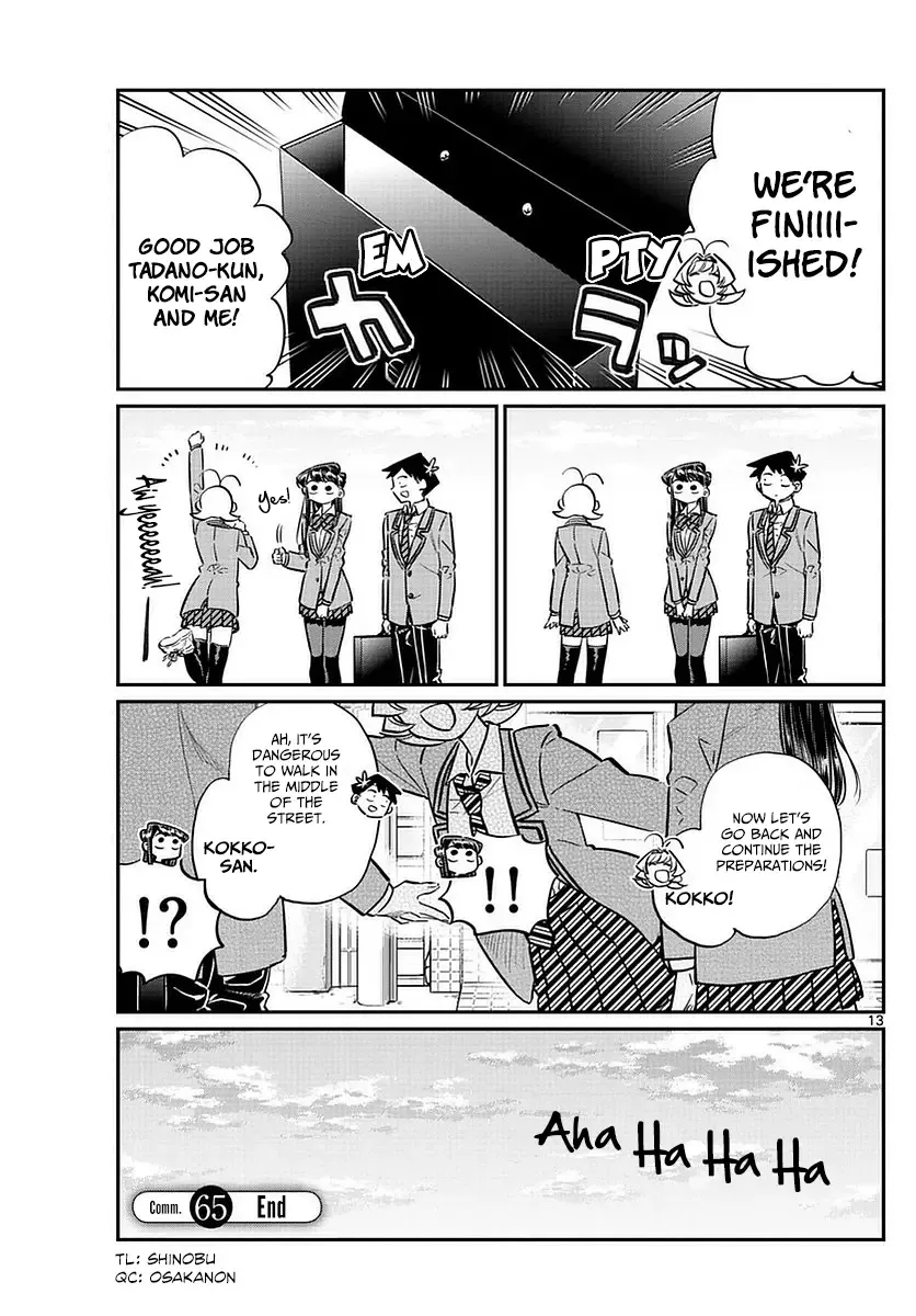 Komi-san wa Komyushou desu Chapter 65 page 13