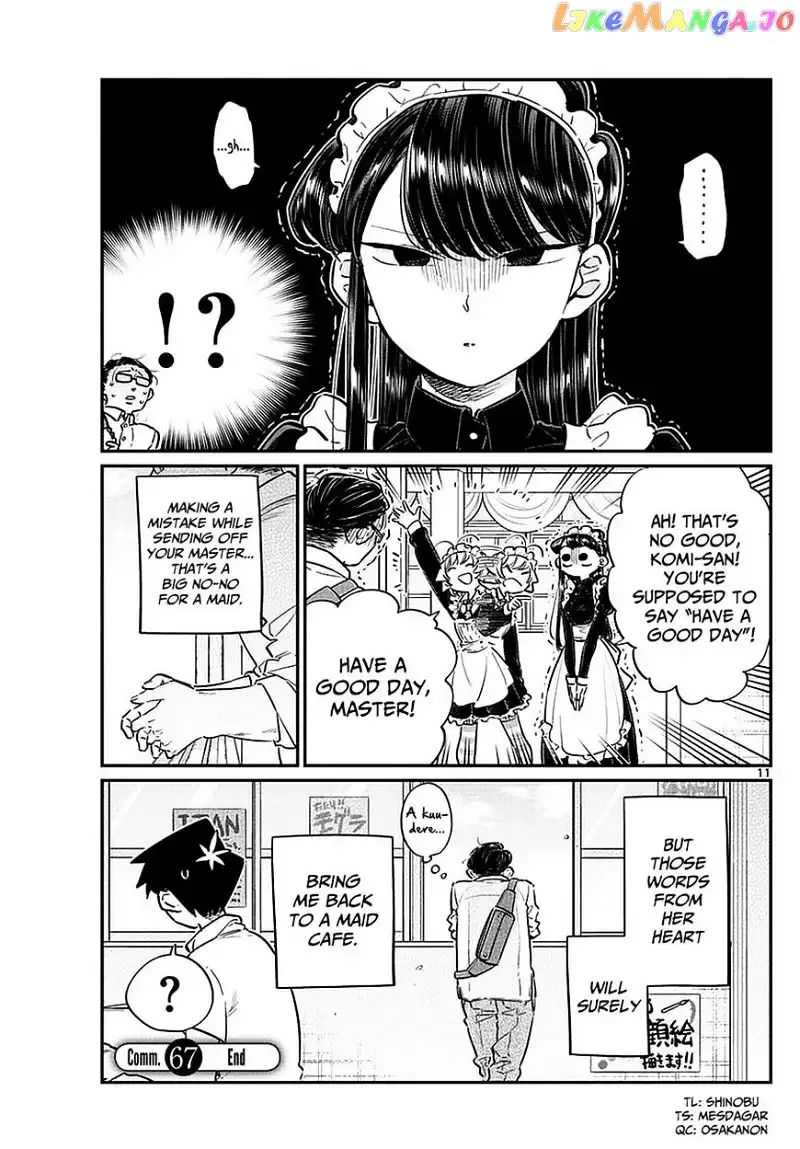 Komi-san wa Komyushou desu Chapter 67 page 11