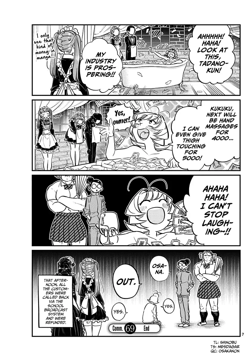 Komi-san wa Komyushou desu Chapter 69 page 7