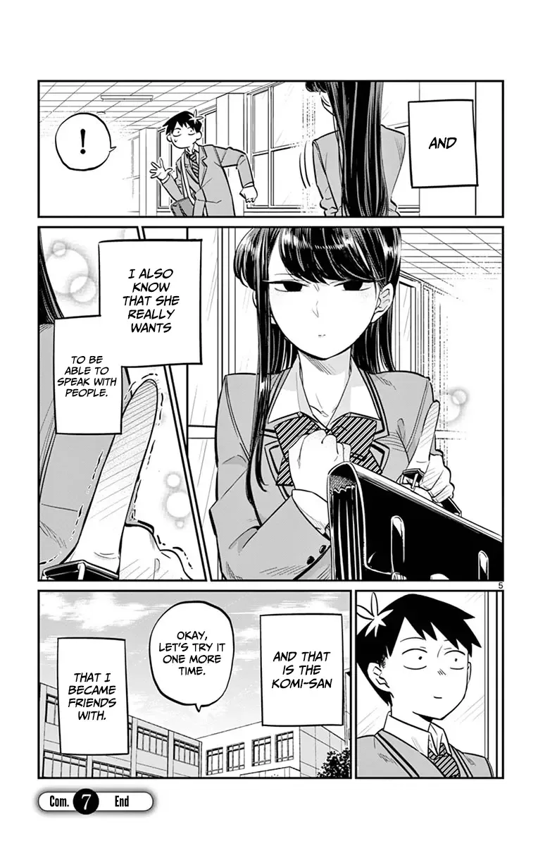Komi-san wa Komyushou desu Chapter 7 page 6