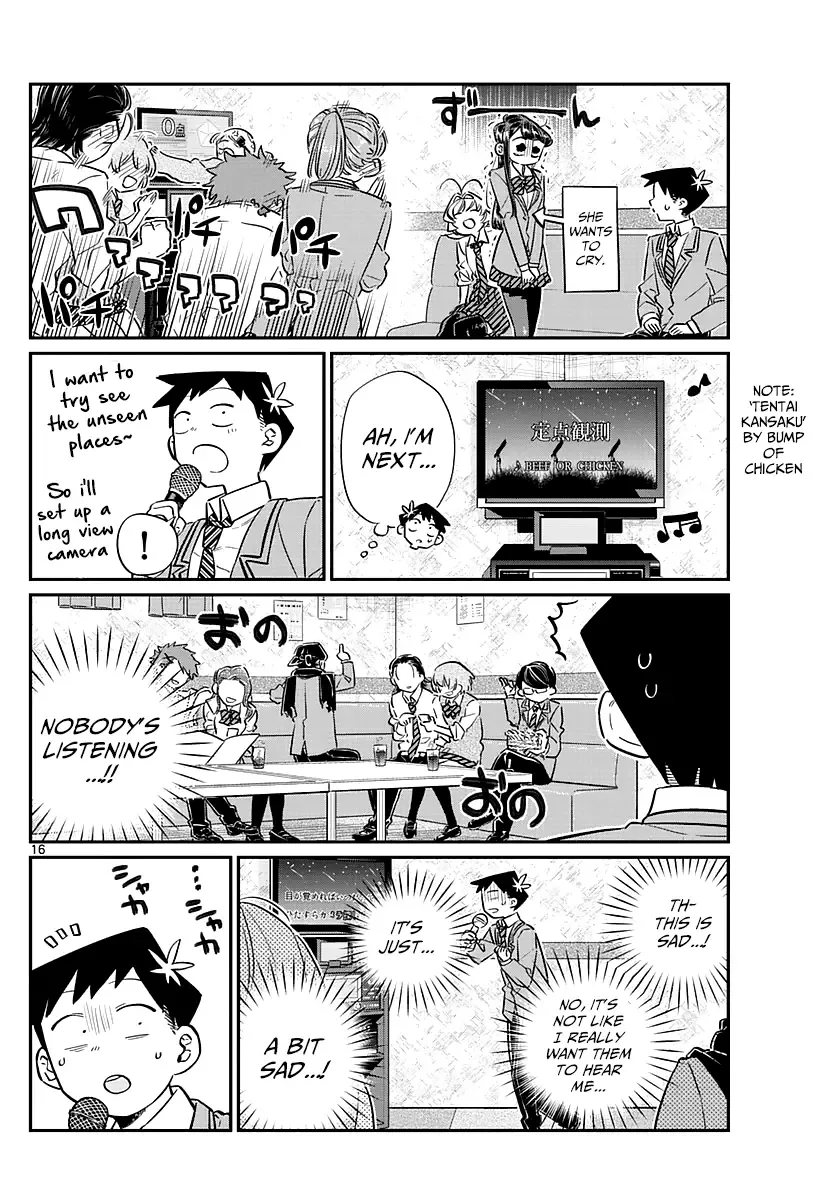 Komi-san wa Komyushou desu Chapter 73 page 16