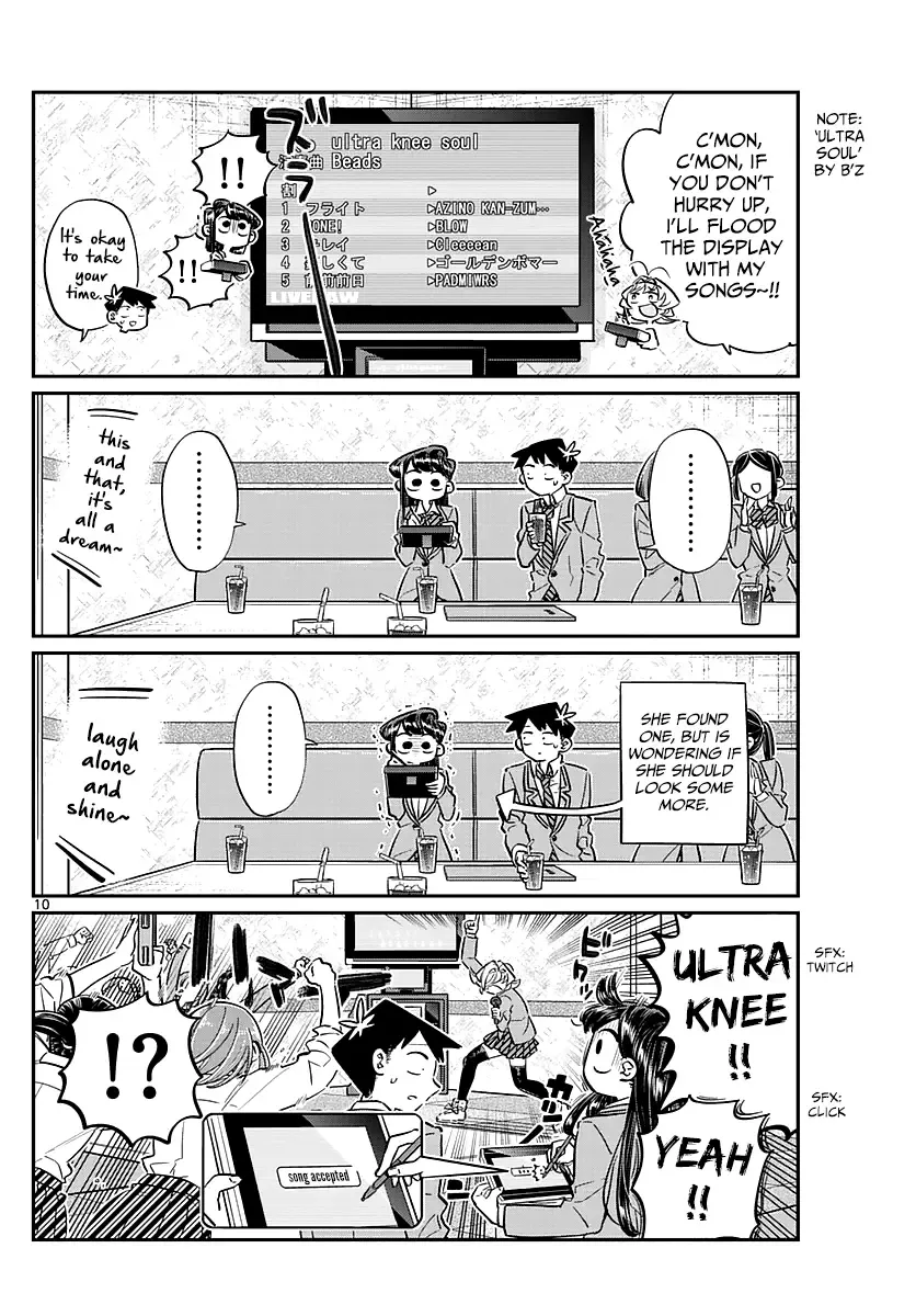Komi-san wa Komyushou desu Chapter 73 page 10