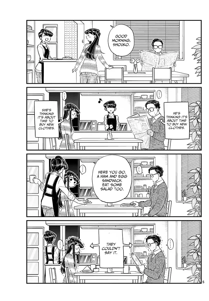 Komi-san wa Komyushou desu Chapter 74 page 5