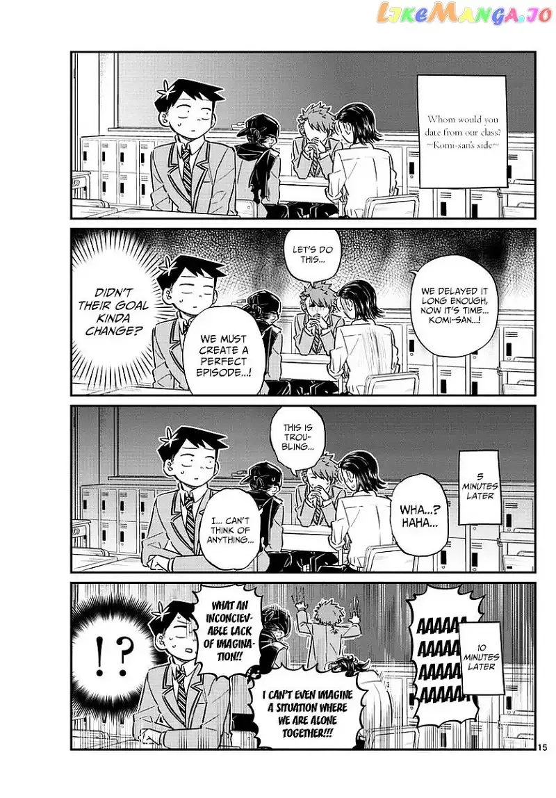 Komi-san wa Komyushou desu Chapter 75 page 15