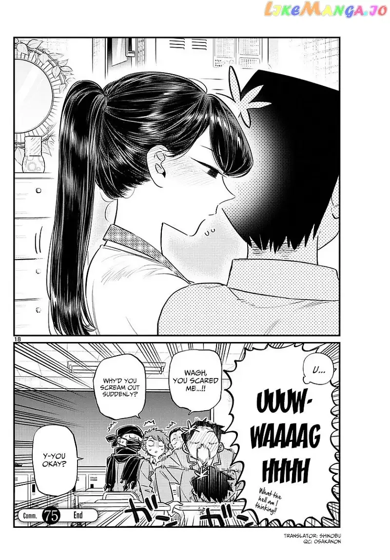 Komi-san wa Komyushou desu Chapter 75 page 18