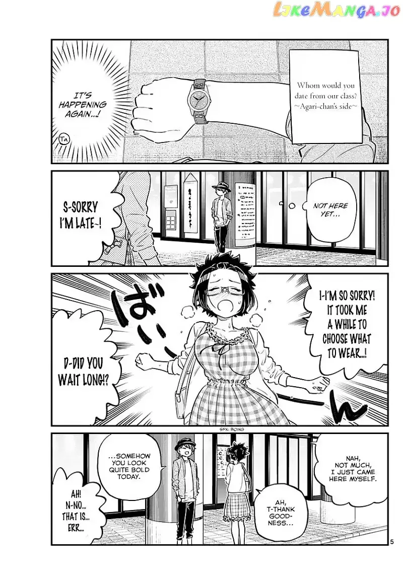 Komi-san wa Komyushou desu Chapter 75 page 5