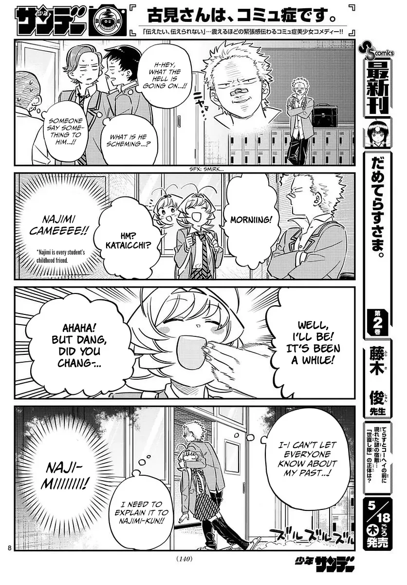 Komi-san wa Komyushou desu Chapter 76 page 8