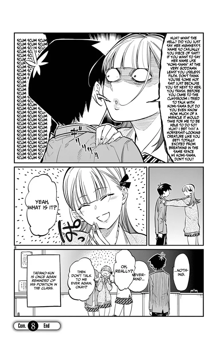 Komi-san wa Komyushou desu Chapter 8 page 3