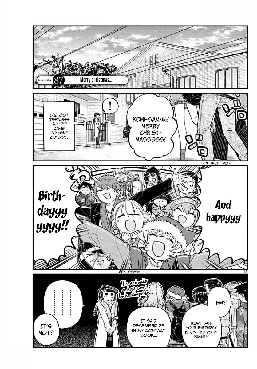 Komi-san wa Komyushou desu Chapter 87 page 1