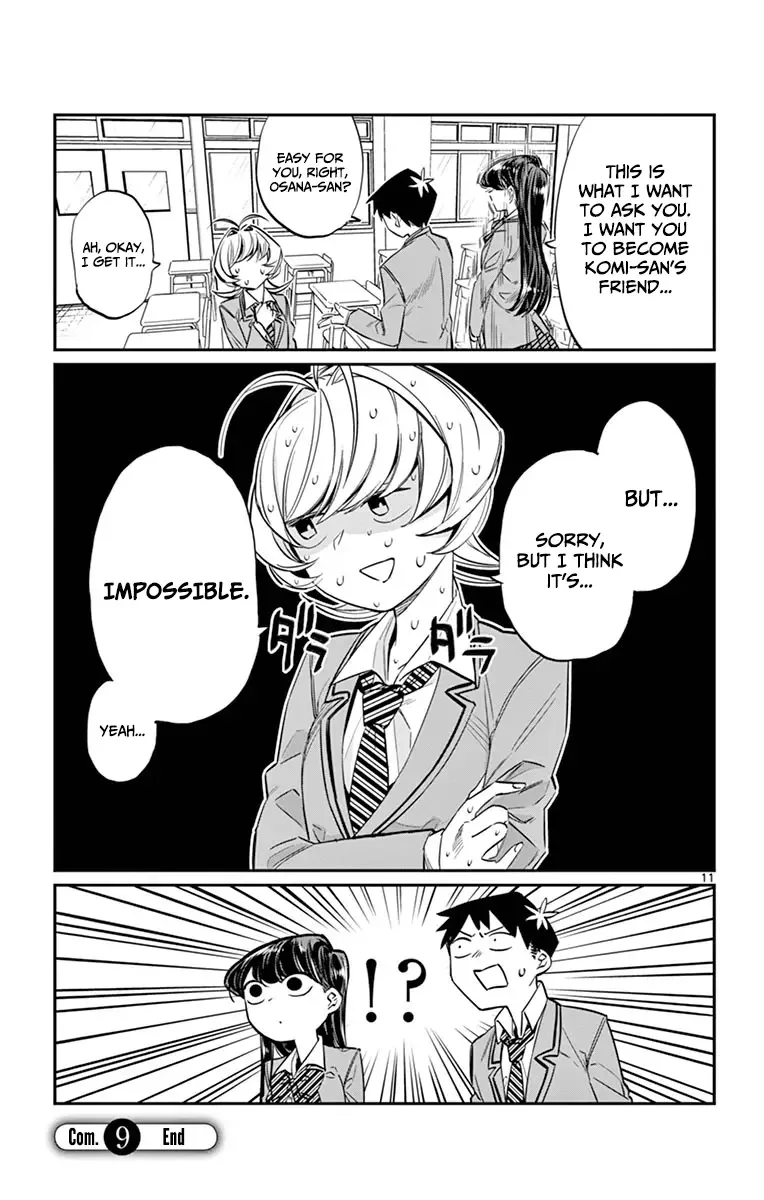 Komi-san wa Komyushou desu Chapter 9 page 11