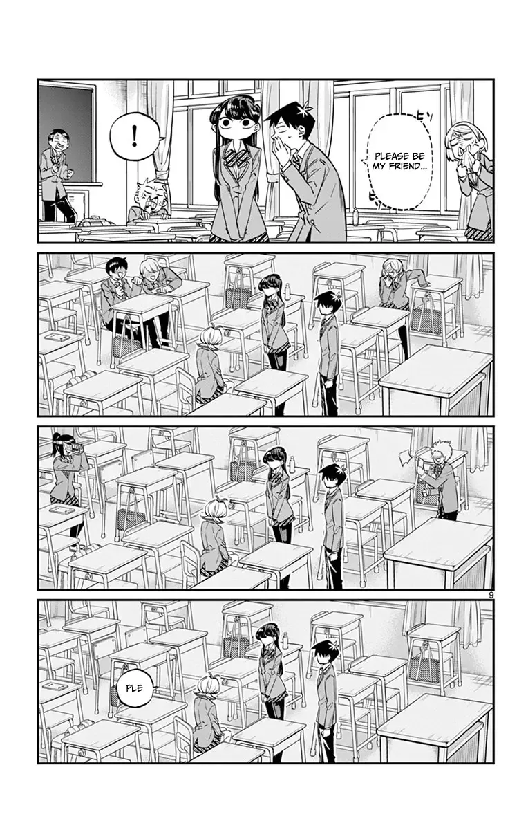 Komi-san wa Komyushou desu Chapter 9 page 9