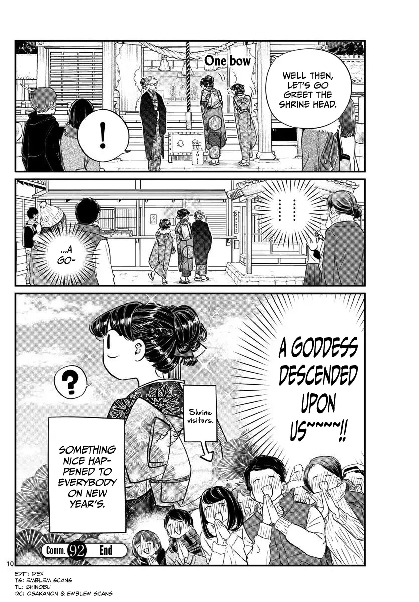 Komi-san wa Komyushou desu Chapter 92 page 10
