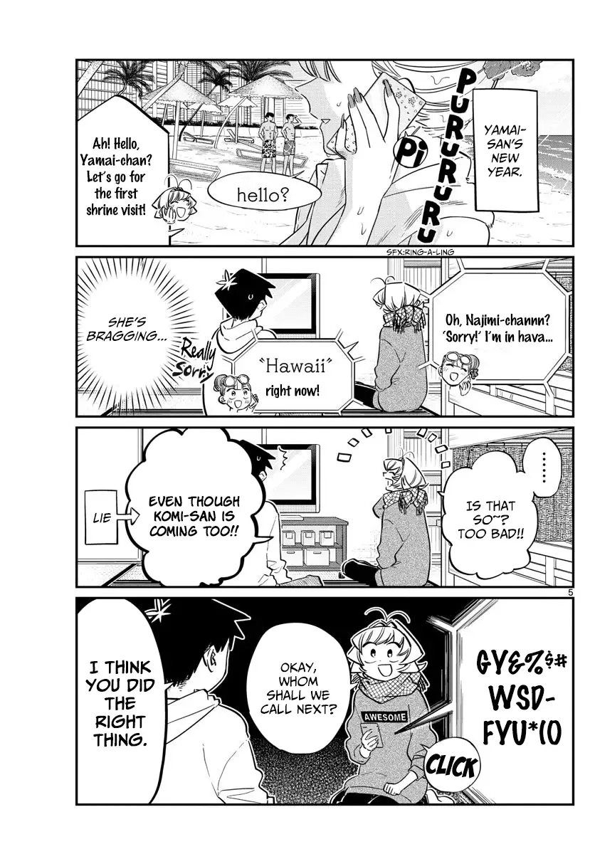 Komi-san wa Komyushou desu Chapter 94 page 5