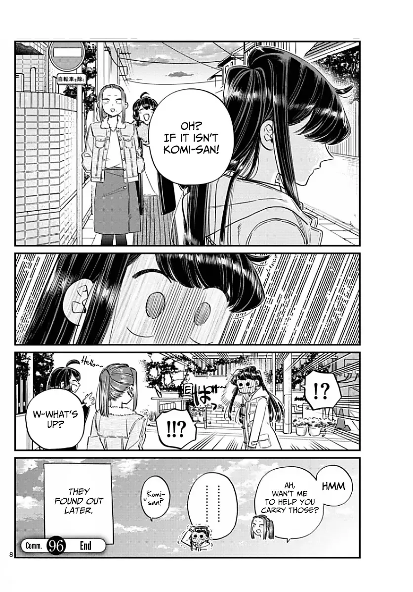 Komi-san wa Komyushou desu Chapter 96 page 8