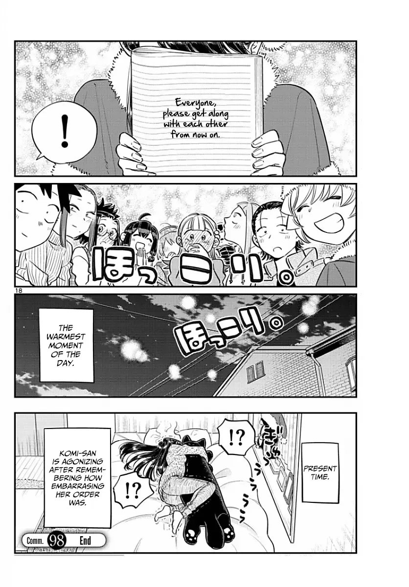 Komi-san wa Komyushou desu Chapter 98 page 10