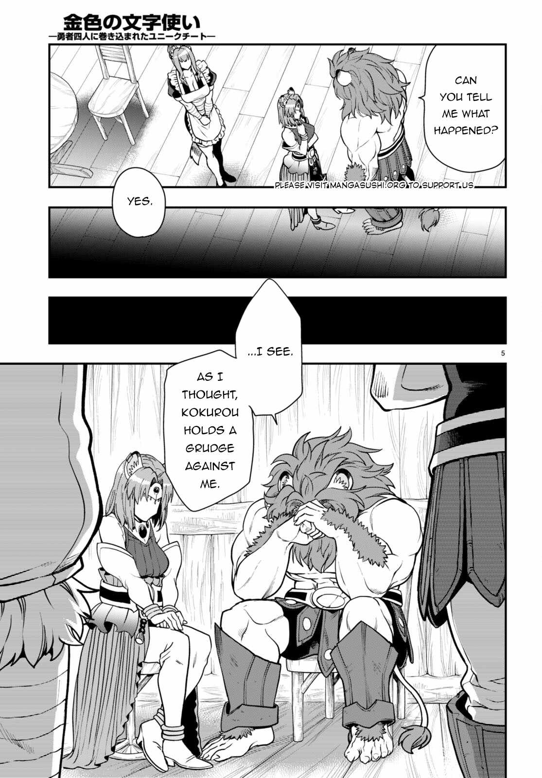 Konjiki No Moji Tsukai - Yuusha Yonin Ni Makikomareta Unique Cheat Chapter 100 page 6
