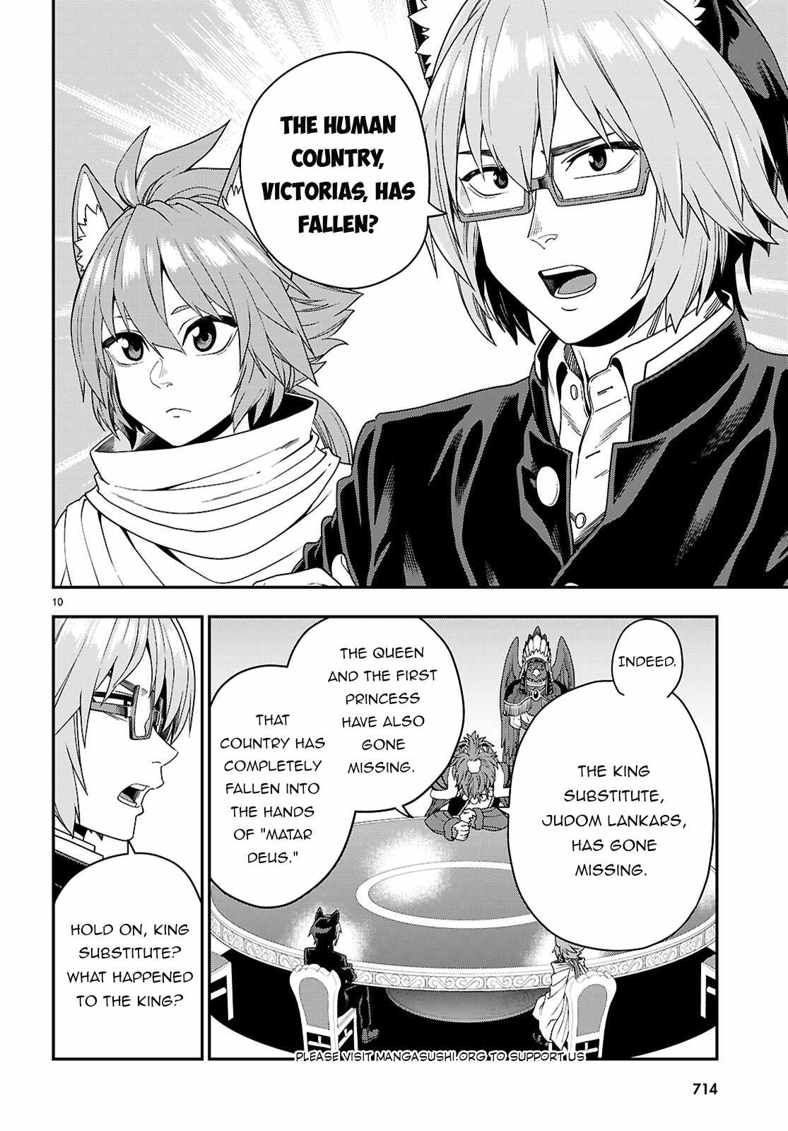 Konjiki No Moji Tsukai - Yuusha Yonin Ni Makikomareta Unique Cheat Chapter 111 page 11