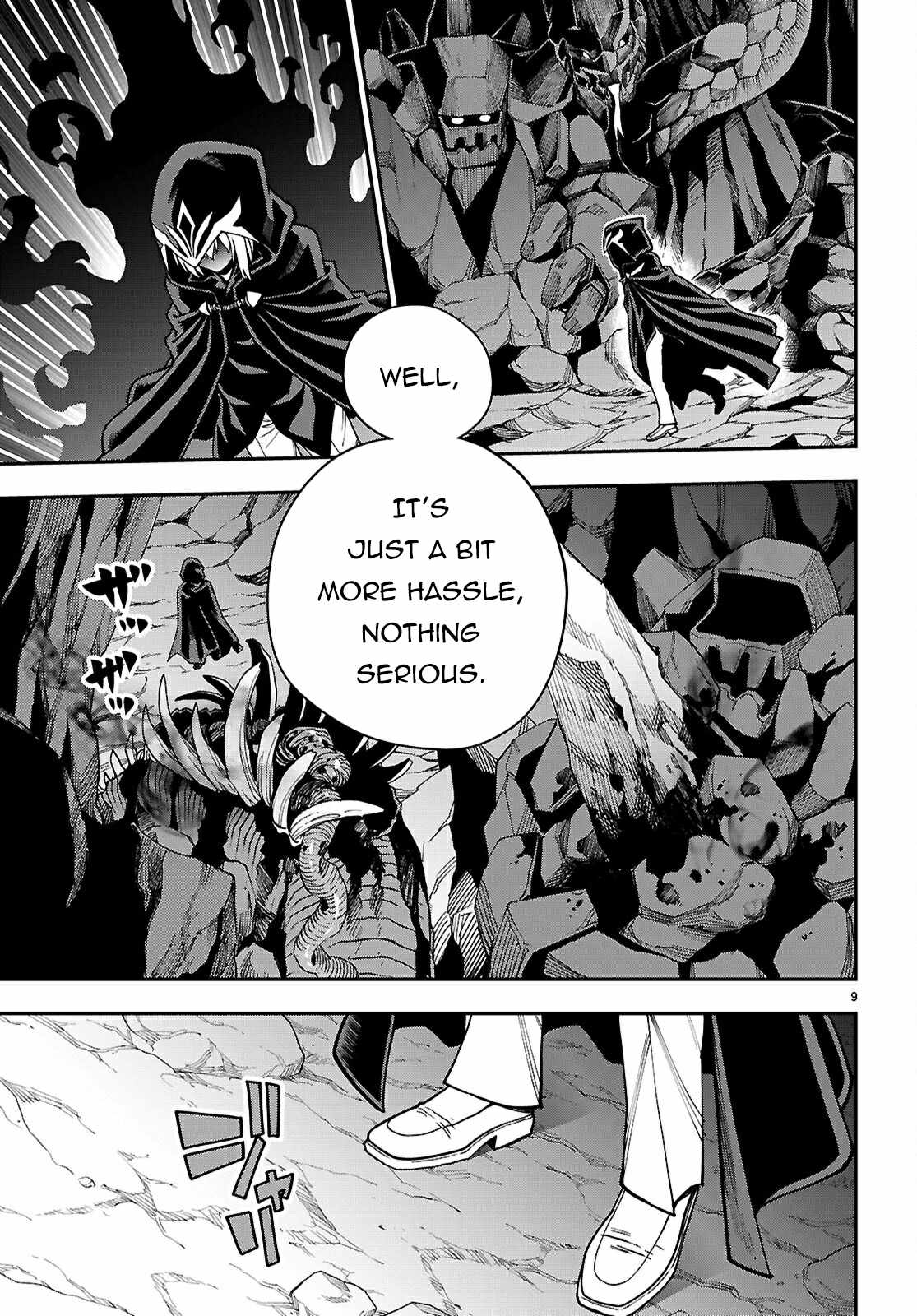 Konjiki No Moji Tsukai - Yuusha Yonin Ni Makikomareta Unique Cheat Chapter 117 page 9