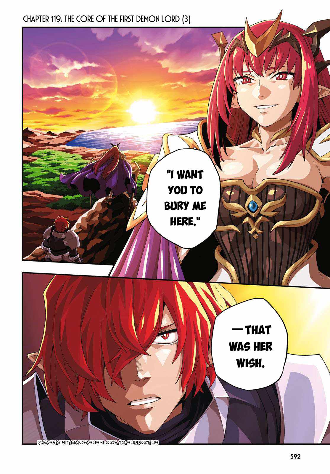 Konjiki No Moji Tsukai - Yuusha Yonin Ni Makikomareta Unique Cheat Chapter 119 page 3