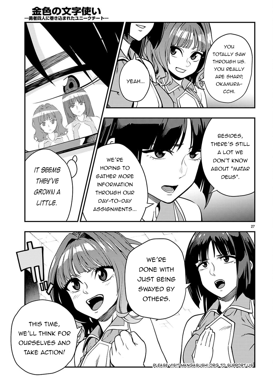 Konjiki No Moji Tsukai - Yuusha Yonin Ni Makikomareta Unique Cheat Chapter 120 page 28