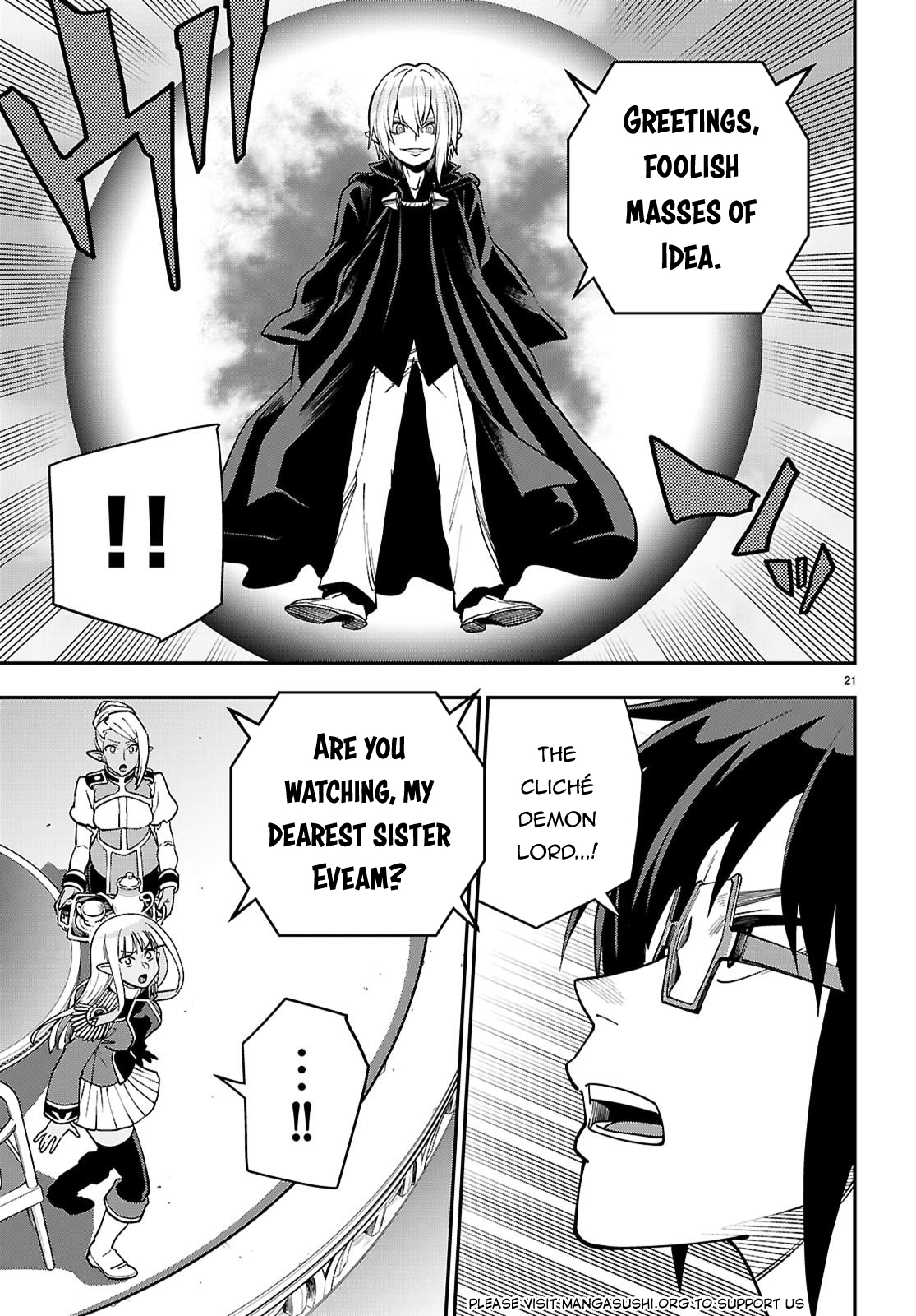 Konjiki No Moji Tsukai - Yuusha Yonin Ni Makikomareta Unique Cheat Chapter 121 page 21