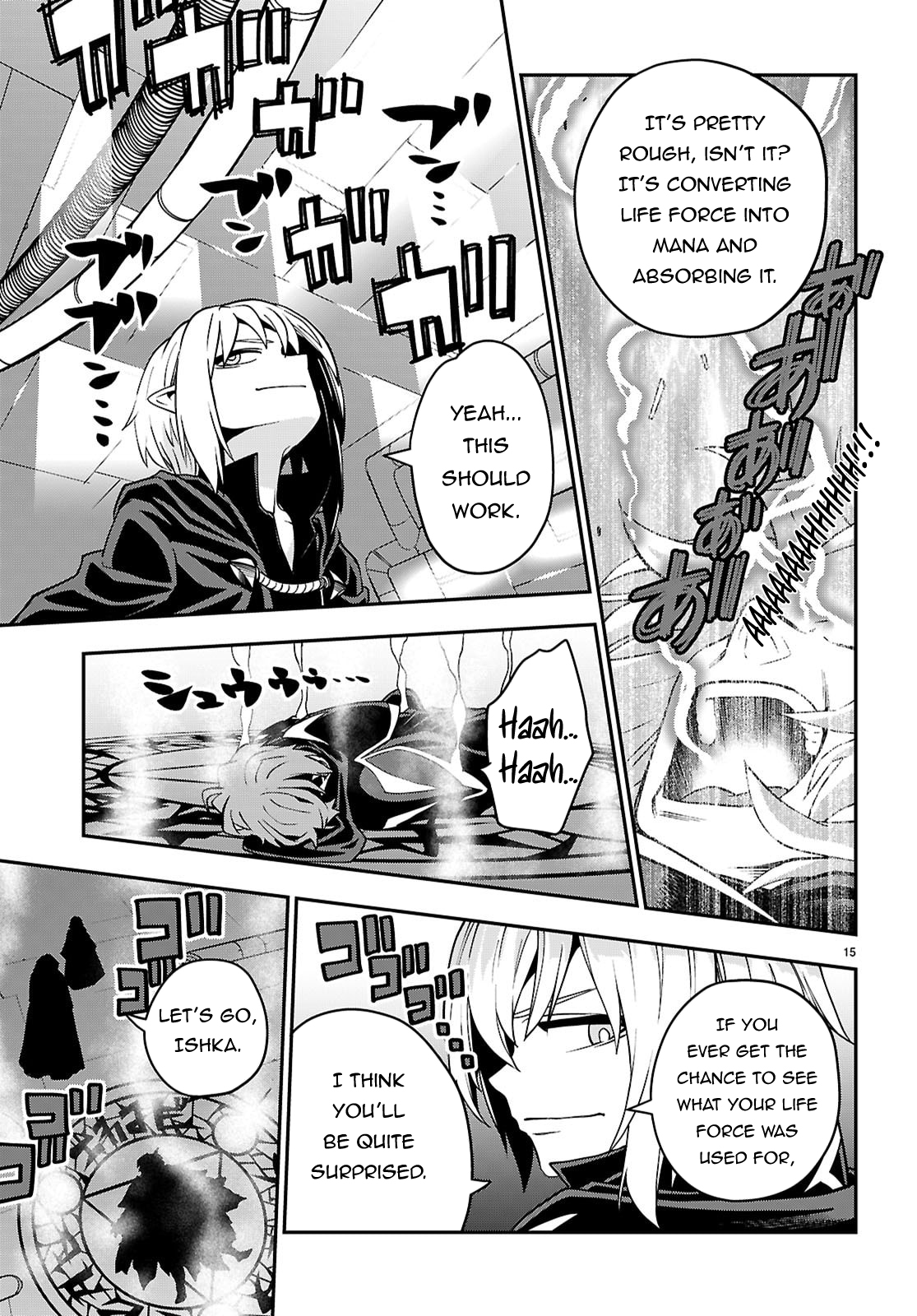 Konjiki No Moji Tsukai - Yuusha Yonin Ni Makikomareta Unique Cheat Chapter 121 page 15