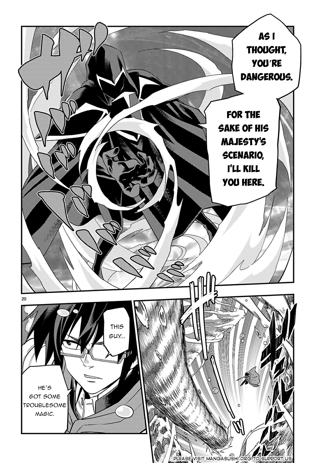 Konjiki No Moji Tsukai - Yuusha Yonin Ni Makikomareta Unique Cheat Chapter 122 page 21