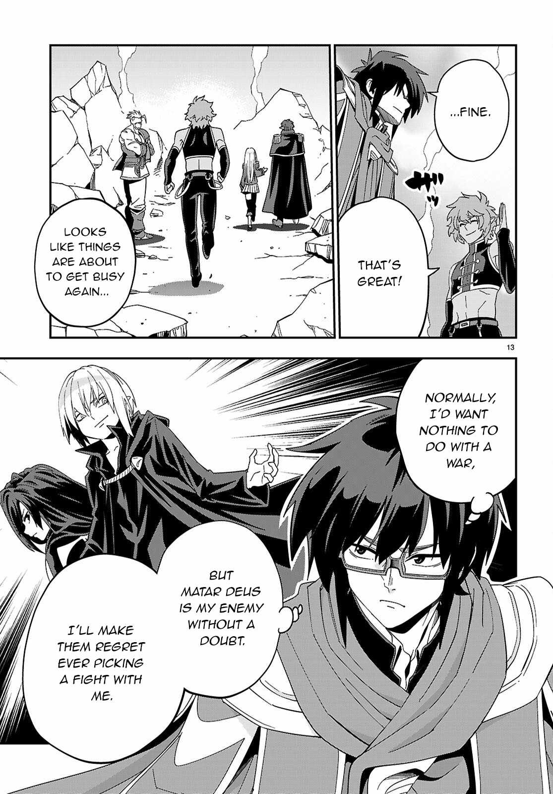 Konjiki No Moji Tsukai - Yuusha Yonin Ni Makikomareta Unique Cheat Chapter 123 page 13