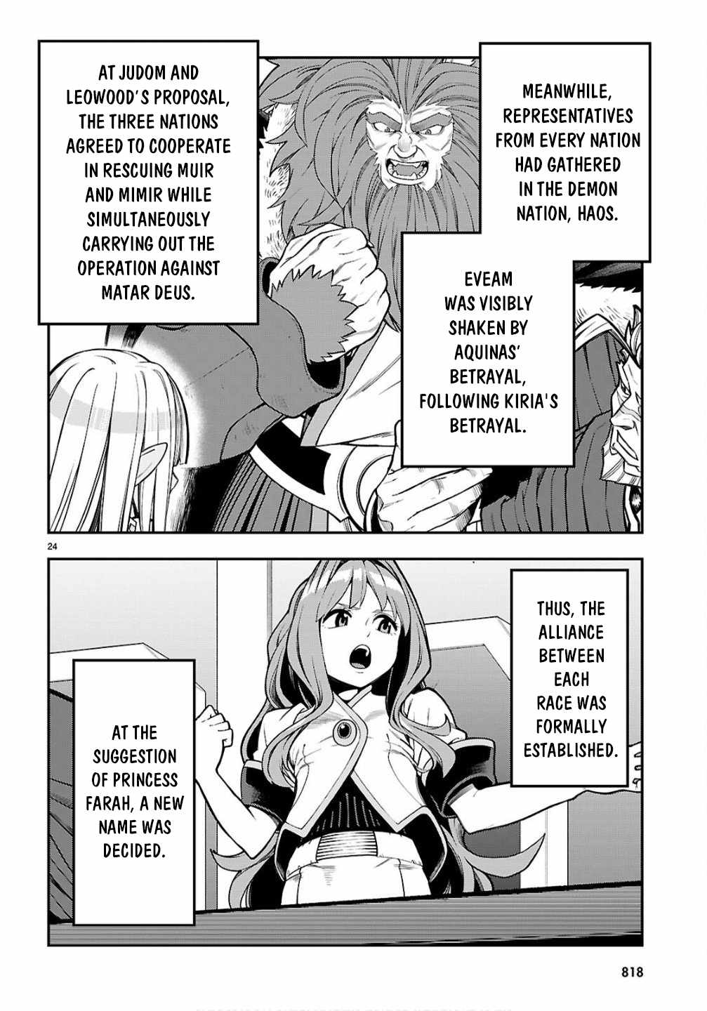 Konjiki No Moji Tsukai - Yuusha Yonin Ni Makikomareta Unique Cheat Chapter 124 page 25
