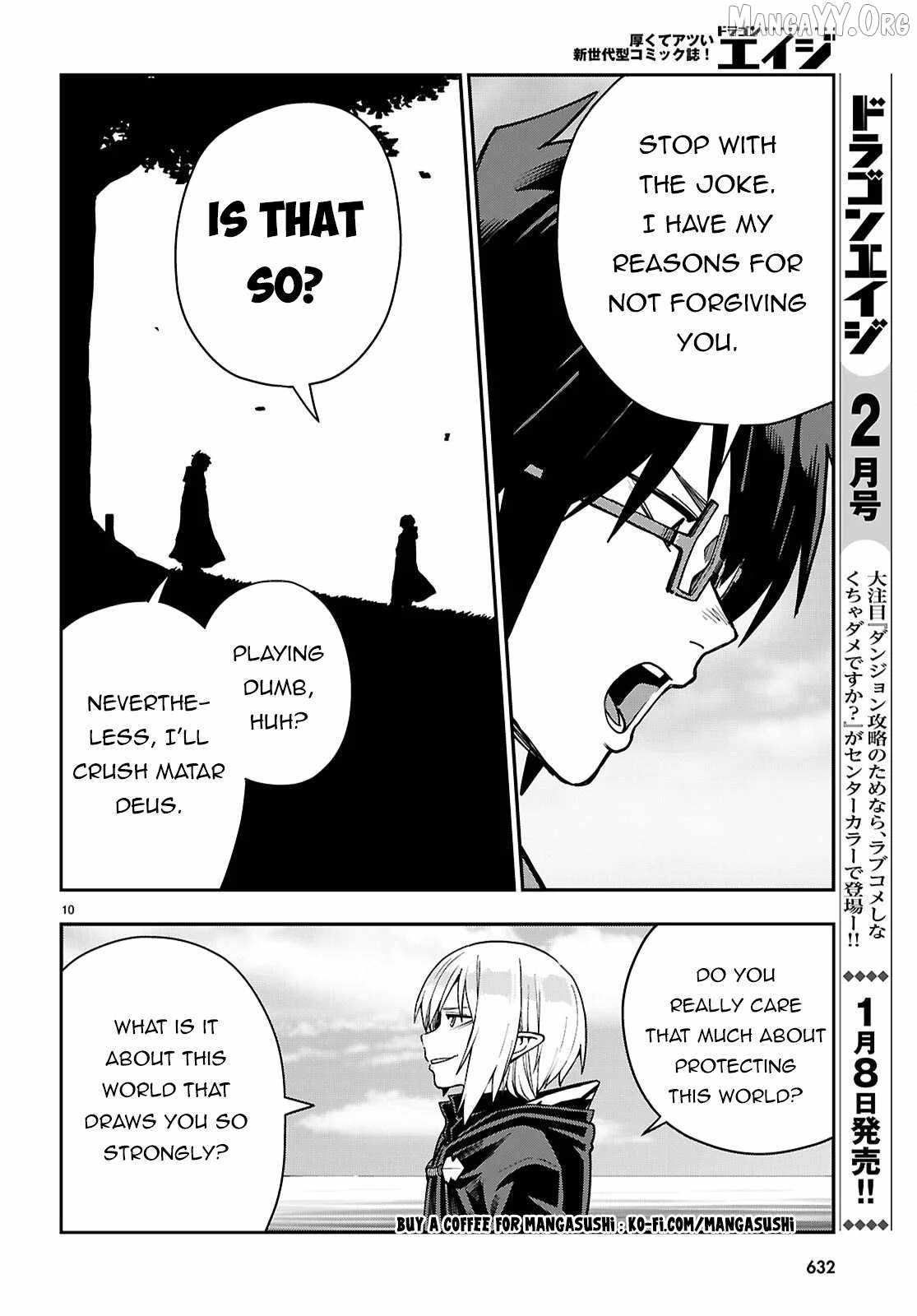 Konjiki No Moji Tsukai - Yuusha Yonin Ni Makikomareta Unique Cheat Chapter 125 page 10