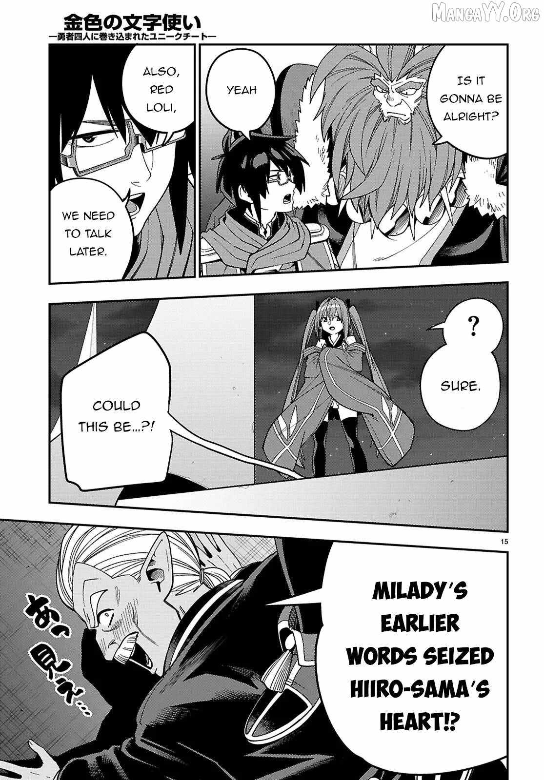Konjiki No Moji Tsukai - Yuusha Yonin Ni Makikomareta Unique Cheat Chapter 127 page 16